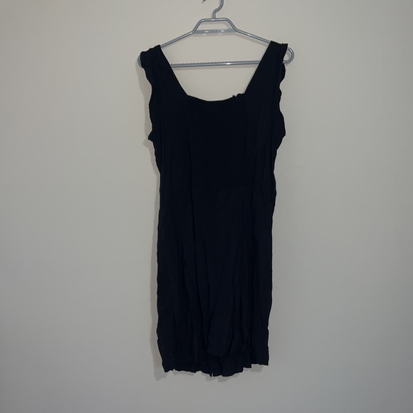 Black rip zone button up dress - Picture 8 of 10